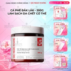 Tẩy Tế Bào Chết Thảo Dược Sắc Ngọc Khang Dành Cho Cơ Thể (Herbal Body Scrub) (hũ 200g)