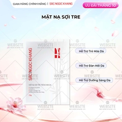 Mặt Nạ Sợi Tre Trắng Mịn Da Sắc Ngọc Khang (1 miếng/23g)