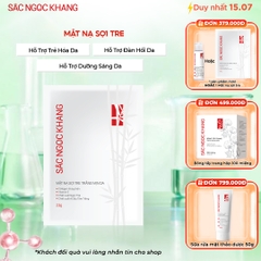 Mặt Nạ Sợi Tre Trắng Mịn Da Sắc Ngọc Khang (1 miếng/25g)