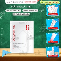 Mặt Nạ Sợi Tre Trắng Mịn Da Sắc Ngọc Khang (1 miếng/23g)