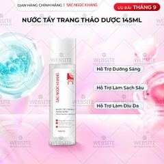 Nước Tẩy Trang Thảo Dược Sắc Ngọc Khang 145ml (Micellar Cleansing Water)
