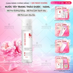 Nước Tẩy Trang Thảo Dược Sắc Ngọc Khang 145ml (Micellar Cleansing Water)