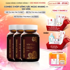 Combo 3 Viên Uống Mờ Nám, Hạn Chế Lão Hóa, Khỏe Đẹp Da Sắc Ngọc Khang++ 120v - Liệu trình 3 tháng