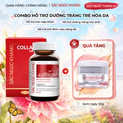 Combo Cao Cấp Dưỡng Da Căng Mịn - Trắng Sáng Sắc Ngọc Khang