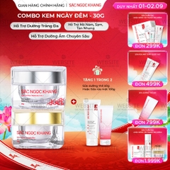 Combo Dưỡng Da Ngày Và Đêm Sắc Ngọc Khang (Kem Dưỡng Da Ban Đêm 30g và Kem Dưỡng Da Ban Ngày 5in1 30g)
