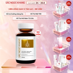 Viên Uống Vi Tảo Lục Sắc Ngọc Khang Mờ Nám, Đẹp Da, Hạn Chế Lão Hóa 180v