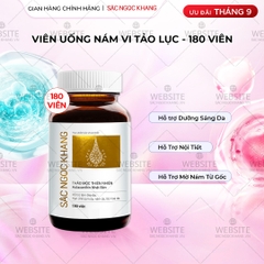 Viên Uống Vi Tảo Lục Sắc Ngọc Khang Mờ Nám, Đẹp Da, Hạn Chế Lão Hóa 180v