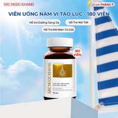Viên Uống Vi Tảo Lục Sắc Ngọc Khang Mờ Nám, Đẹp Da, Hạn Chế Lão Hóa 180v