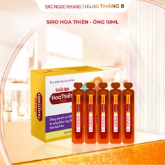 Siro ăn ngon Hoa Thiên Hộp 20 ống 10ml giúp bé ăn ngon, hổ trợ phát triển trí não, tăng sức đề kháng của bé