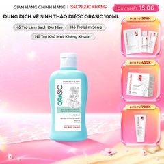 Dung Dịch Vệ Sinh Thảo Dược Orasic Sắc Ngọc Khang (Herbal Intimate Wash) 100ml