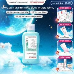 Dung Dịch Vệ Sinh Thảo Dược Orasic Sắc Ngọc Khang (Herbal Intimate Wash) 100ml