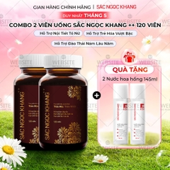 Combo 2 Viên Uống Mờ Nám, Hạn Chế Lão Hóa, Khỏe Đẹp Da Sắc Ngọc Khang++ (Liệu trình 2 tháng)