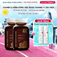 Combo 2 Viên Uống Mờ Nám, Hạn Chế Lão Hóa, Khỏe Đẹp Da Sắc Ngọc Khang++ (Liệu trình 2 tháng)