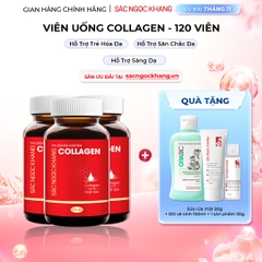 Combo 3 Viên Uống Collagen Dipeptide Mờ Nếp Nhăn - Dưỡng Ẩm Mịn Sắc Ngọc Khang