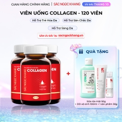 Combo 3 Viên Uống Collagen Dipeptide Mờ Nếp Nhăn - Dưỡng Ẩm Mịn Sắc Ngọc Khang