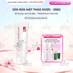 Sữa Rửa Mặt Thảo Dược Dịu Nhẹ Sắc Ngọc Khang (Herbal Facial Cleanser) 300g