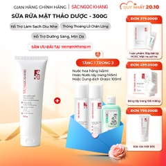 Sữa Rửa Mặt Thảo Dược Dịu Nhẹ Sắc Ngọc Khang (Herbal Facial Cleanser) 300g