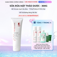 Sữa Rửa Mặt Thảo Dược Dịu Nhẹ Sắc Ngọc Khang (Herbal Facial Cleanser) 300g