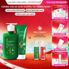 Bộ đôi dầu gội - dầu xả 26 loại thảo dược Sắc Ngọc Khang