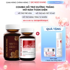 Combo Hỗ Trợ Mờ Nám - Dưỡng Trắng Cao Cấp Sắc Ngọc Khang