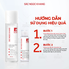 Nước Hoa Hồng Thảo Dược Sắc Ngọc Khang 145ml (Herbal Toner)