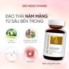 Viên Uống Vi Tảo Lục Sắc Ngọc Khang Mờ Nám, Đẹp Da, Hạn Chế Lão Hóa 60v