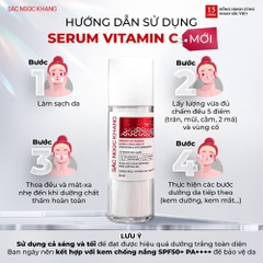 Serum Vitamin C 30ml (tặng Nước Tẩy Trang Thảo Dược 145ml)