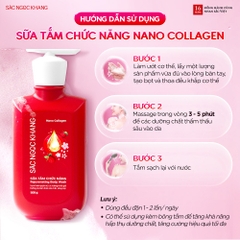 [MỚI] Sữa Tắm Chức Năng Nano Collagen Sắc Ngọc Khang 500g (Tặng combo sữa dưỡng thể và sữa rửa mặt)