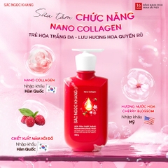 [MỚI] Sữa Tắm Chức Năng Nano Collagen Sắc Ngọc Khang 500g (Tặng combo sữa dưỡng thể và sữa rửa mặt)