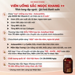 [Liệu trình 2 tháng ] Combo 02 Viên Uống SNK ++ 120 viên (Tặng 01 NTT Thảo Dược 145ml + 01 NHH Thảo Dược 145ml + 01 SRM Thảo Dược 50g + 01 Kem dưỡng 10g)