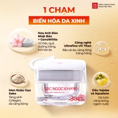 Combo Dưỡng Da Ngày Và Đêm Sắc Ngọc Khang (Kem Dưỡng Da Ban Đêm 30g và Kem Dưỡng Da Ban Ngày 5in1 30g, tặng Sữa rửa mặt 100g hoặc sữa dưỡng thể 50g)