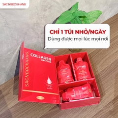 Nước Uống Collagen Dipeptide Mờ Nếp Nhăn - Dưỡng Ẩm Mịn Da Sắc Ngọc Khang (Hộp 30 túi x 20 ml)
