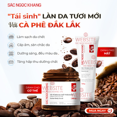 Tẩy Tế Bào Chết Cà Phê Dành Cho Da Mặt Sắc Ngọc Khang (Facial Scrub) (Tuýp 120 g)