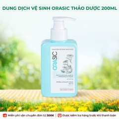Dung Dịch Vệ Sinh Thảo Dược Orasic Dưỡng Hồng Sắc Ngọc Khang (Herbal Intimate Wash) 200ml