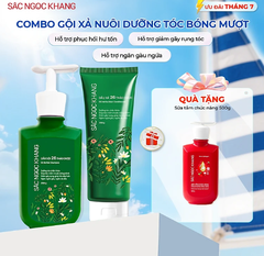 Bộ đôi dầu gội - dầu xả 26 loại thảo dược Sắc Ngọc Khang