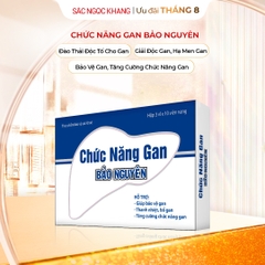 Chức năng gan Bảo Nguyên hộp 30 viên