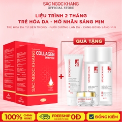 [Liệu trình 2 tháng] Combo 02 Hộp Collagen Nước 30 túi (tặng 01 NTT Thảo Dược 145ml + 01 NHH Thảo Dược 145ml + 01 SRM Thảo Dược 50g + 01 KCN 50g)