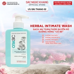 Dung Dịch Vệ Sinh Thảo Dược Orasic Dưỡng Hồng Sắc Ngọc Khang (Herbal Intimate Wash) 200ml