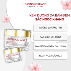 Kem Dưỡng Da Ban Đêm Sắc Ngọc Khang 10g - Dưỡng ẩm, mờ nám sạm, tàn nhang