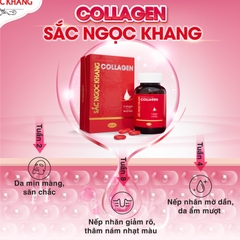 Viên Uống Collagen Dipeptide Mờ Nếp Nhăn - Dưỡng Ẩm Mịn Da Sắc Ngọc Khang hộp 60 viên