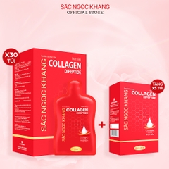 Nước Uống Collagen Dipeptide Sắc Ngọc Khang (Hộp 30 túi x 20 ml) (tặng 1 Nước Uống Collagen Dipeptide SNK (Hộp 5 túix20ml))