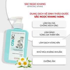 Dung Dịch Vệ Sinh Thảo Dược Orasic (Herbal Intimate Wash) 200ml