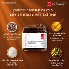 Combo Tẩy Tế Bào Chết Toàn Thân Và Da Mặt Sắc Ngọc Khang (Tẩy Tế Bào Chết Body 200g, Tẩy Tế Bào Chết Da Mặt 120g)
