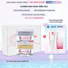 Combo Dưỡng Da Ngày Và Đêm Sắc Ngọc Khang (Kem Dưỡng Da Ban Đêm 30g và Kem Dưỡng Da Ban Ngày 5in1 30g)