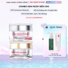 Combo Dưỡng Da Ngày Và Đêm Sắc Ngọc Khang (Kem Dưỡng Da Ban Đêm 30g và Kem Dưỡng Da Ban Ngày 5in1 30g)