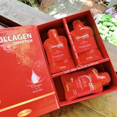 Combo 3 Hộp Nước Uống Collagen Dipeptide Mờ Nếp Nhăn - Dưỡng Ẩm Mịn Sắc Ngọc Khang