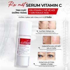 Combo Dưỡng Trắng Bức Phá 01 Kem Hoa Thiên 30g + 01 Serum Vitamin C 30ml