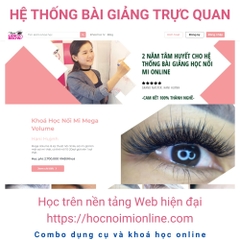 Khoá Học Nối Mi Mega Volume Online (Không Dụng Cụ)