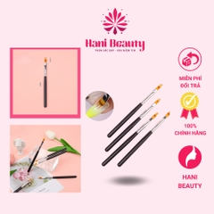 Cọ ombre dẹt đầu cán nhựa đen