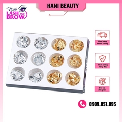 Giấy Nhúng Trang Trí Móng Vàng-Bạc